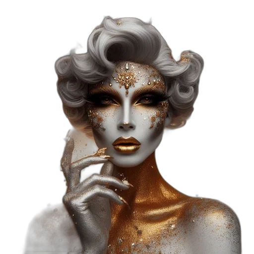 mask, jewelry, crown, face transparent PNG cut-out