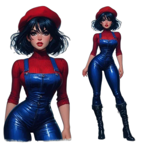 concept art, comic book art, 3d render, fantasy art transparent PNG cut-out