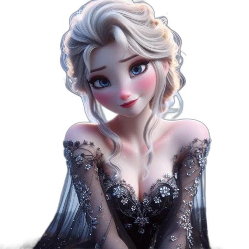 dress, crown, fantasy art, concept art transparent PNG cut-out