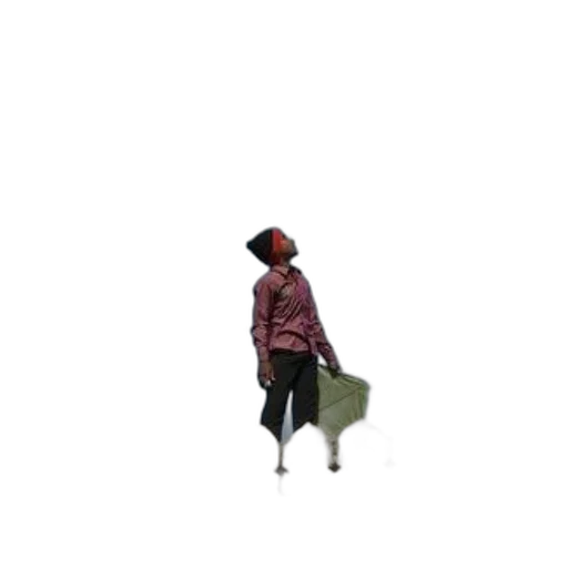hat, staff, jacket, umbrella transparent PNG cut-out