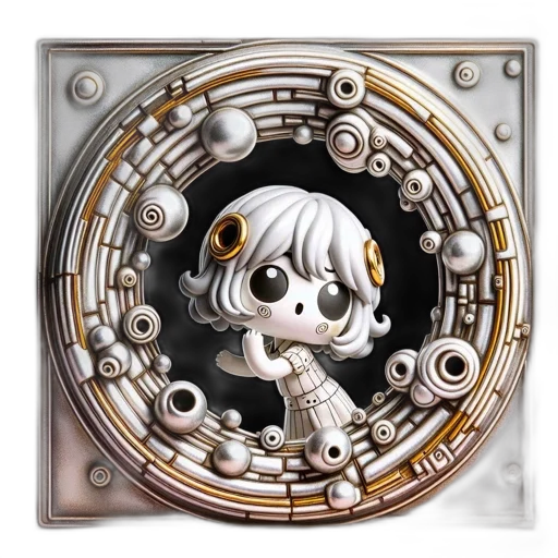 jewelry, robot, concept art, 3d render transparent PNG cut-out