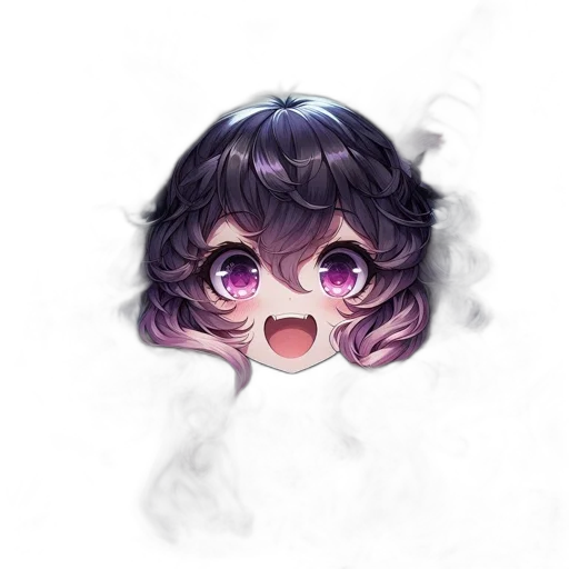 face, mask, hair, creature transparent PNG cut-out