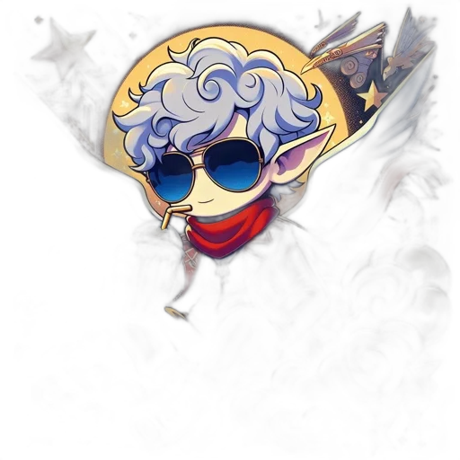 crown, mask, staff, dragon transparent PNG cut-out