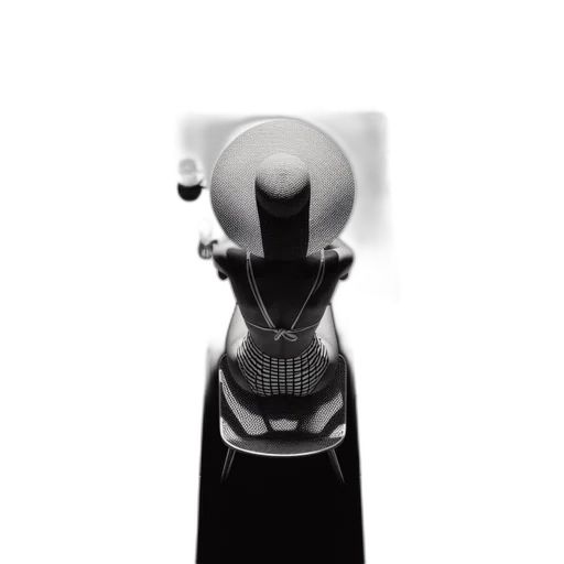 robot, mask, dress, crown transparent PNG cut-out