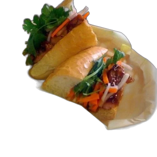 food, photorealistic, sandwich, carrots transparent PNG cut-out