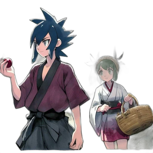 staff, concept art, anime, pixel art transparent PNG cut-out
