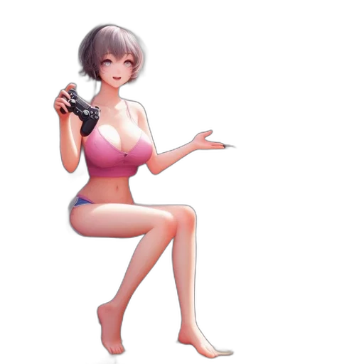 weapon, robot, dress, staff transparent PNG cut-out