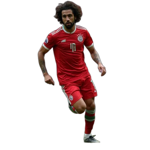 hair, pixel art, mohamed, salah transparent PNG cut-out