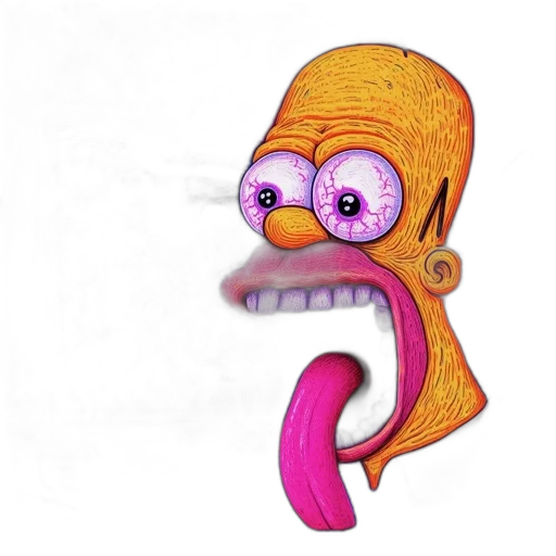 mask, face, creature, staff transparent PNG cut-out