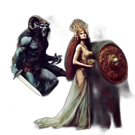 mask, sword, fantasy art, concept art transparent PNG cut-out