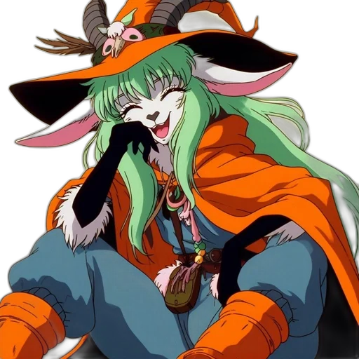 hat, dragon, staff, animal transparent PNG cut-out