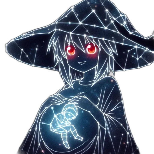 hat, staff, mask, dress transparent PNG cut-out