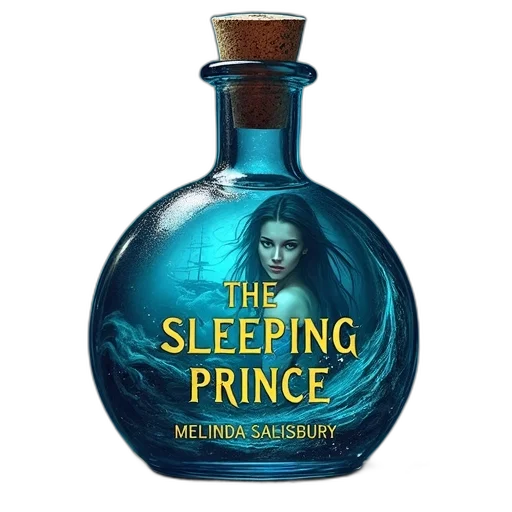 bottle, cover, sleeping, prince transparent PNG cut-out