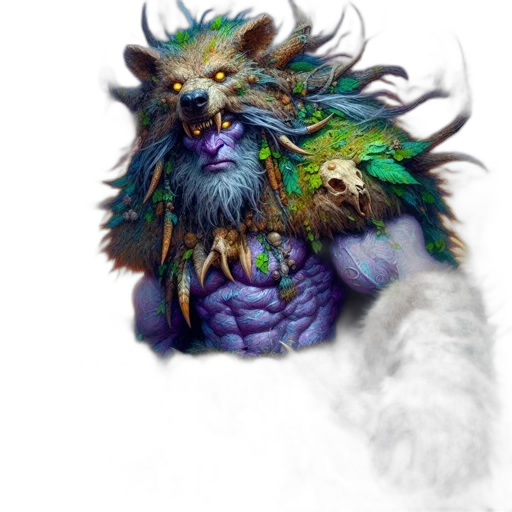 creature, animal, dragon, staff transparent PNG cut-out