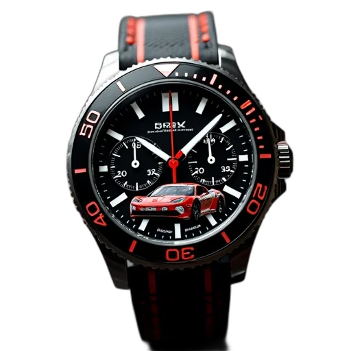 wrist, watch, race, car transparent PNG cut-out