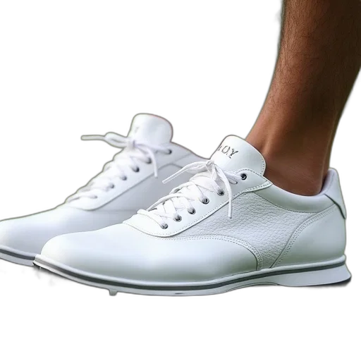 shoes, photorealistic, 3d render, footjoy transparent PNG cut-out