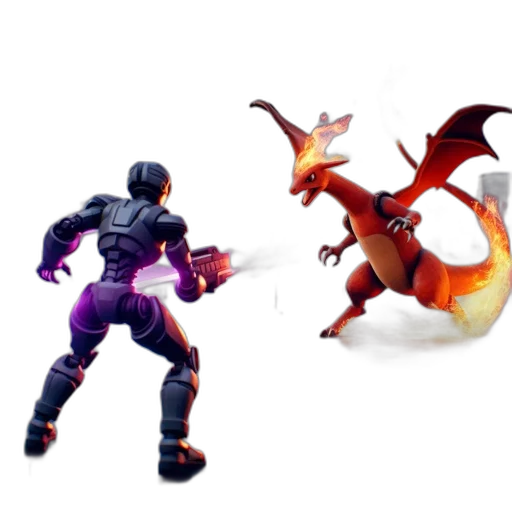 dragon, concept art, 3d render, fantasy art transparent PNG cut-out
