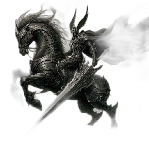 dragon, sword, weapon, creature transparent PNG cut-out