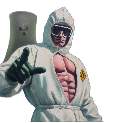 jacket, robot, concept art, comic book art transparent PNG cut-out