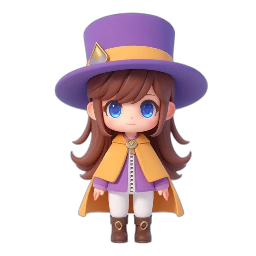 hat, staff, crown, 3d render transparent PNG cut-out