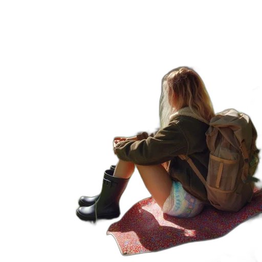 jacket, shoes, umbrella, dress transparent PNG cut-out