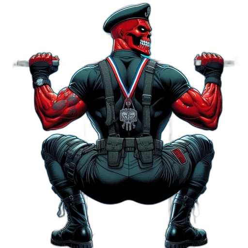 weapon, staff, jacket, comic book art transparent PNG cut-out