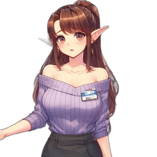 staff, dress, creature, dragon transparent PNG cut-out