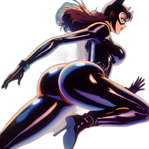 comic book art, concept art, cartoon, animated transparent PNG cut-out