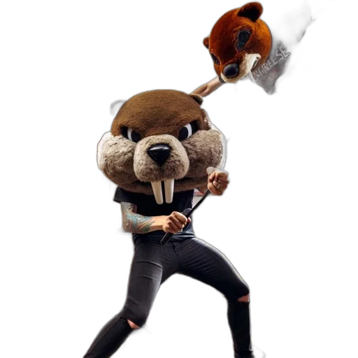 animal, creature, jacket, staff transparent PNG cut-out