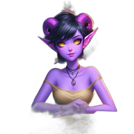 staff, jewelry, face, fantasy art transparent PNG cut-out