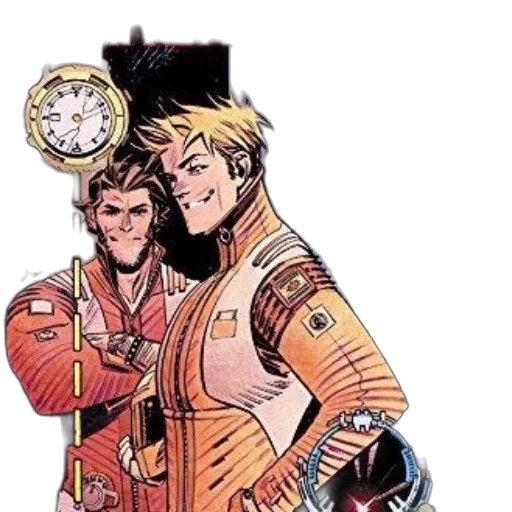 jacket, comic book art, concept art, outer space transparent PNG cut-out