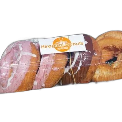 food, package, hiragishi, donuts transparent PNG cut-out