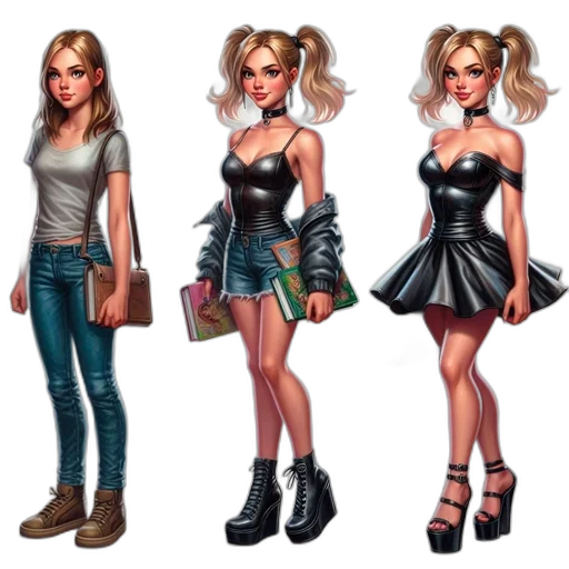 concept art, comic book art, pixel art, fantasy art transparent PNG cut-out