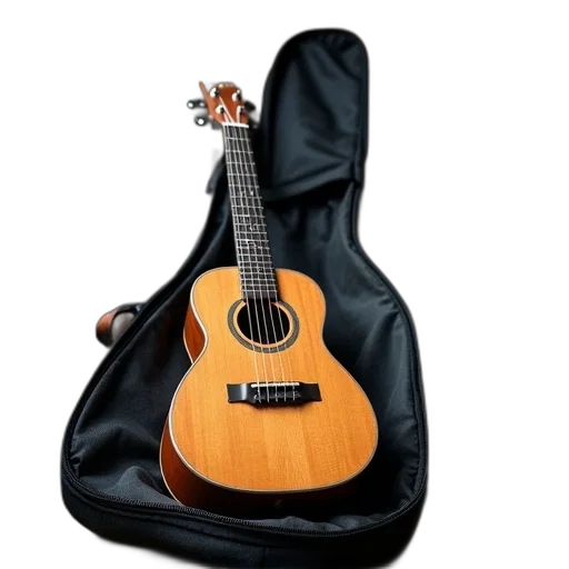 jacket, 3d render, photorealistic, guitar transparent PNG cut-out