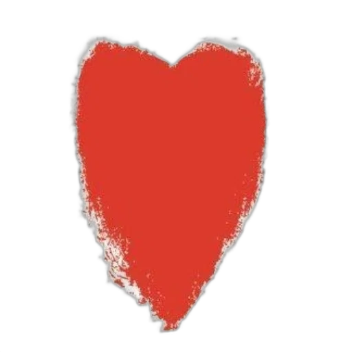 red, minimalist, poster, heart transparent PNG cut-out