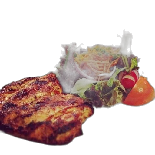 food, photorealistic, 3d render, plate transparent PNG cut-out