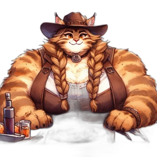 hat, animal, staff, concept art transparent PNG cut-out