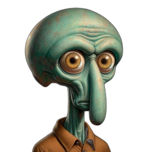 staff, face, mask, creature transparent PNG cut-out