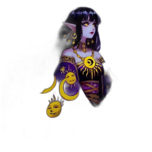 jewelry, mask, staff, crown transparent PNG cut-out