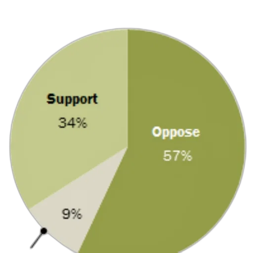 pie, chart, showing, support transparent PNG cut-out