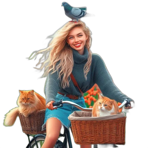 animal, fantasy art, oil painting, photorealistic transparent PNG cut-out