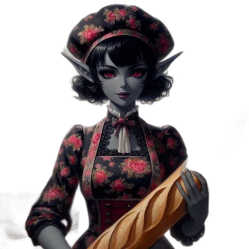 staff, hat, jewelry, dress transparent PNG cut-out