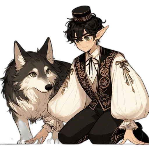staff, animal, concept art, fantasy art transparent PNG cut-out
