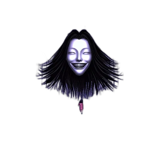 mask, face, hair, creature transparent PNG cut-out