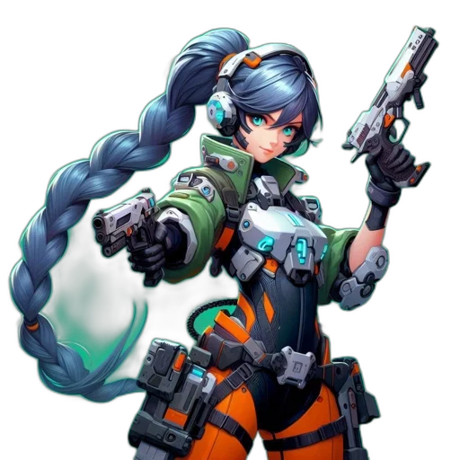 weapon, staff, robot, concept art transparent PNG cut-out