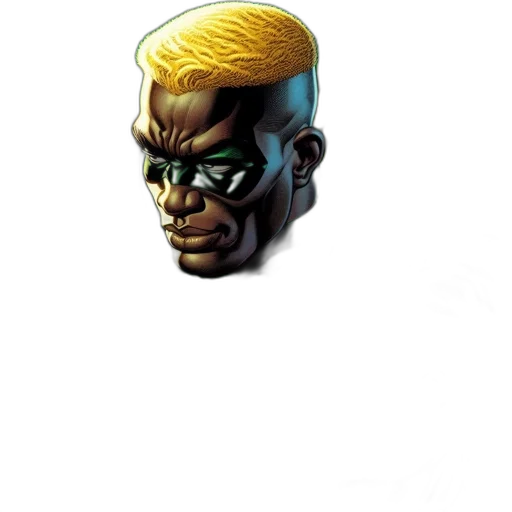 face, mask, hair, staff transparent PNG cut-out