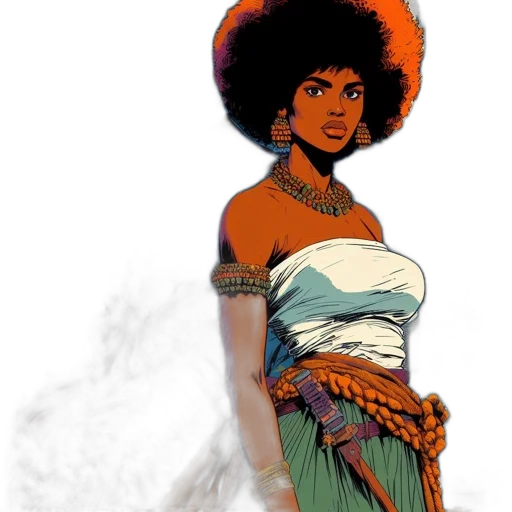 dress, comic book art, concept art, fantasy art transparent PNG cut-out
