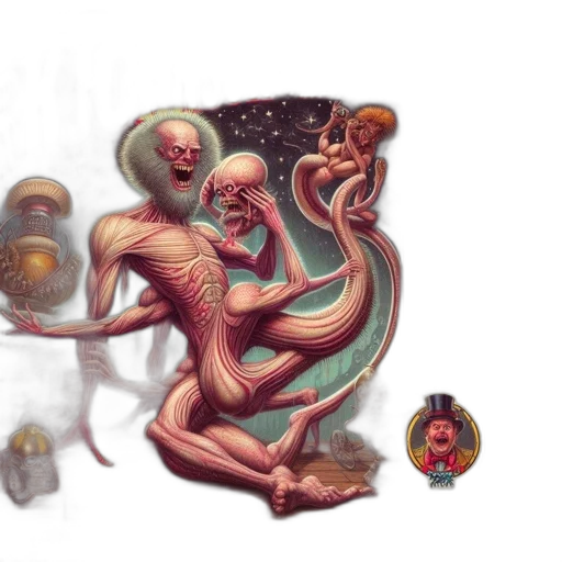 creature, robot, concept art, fantasy art transparent PNG cut-out