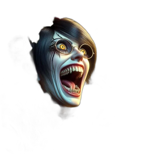 mask, face, creature, staff transparent PNG cut-out