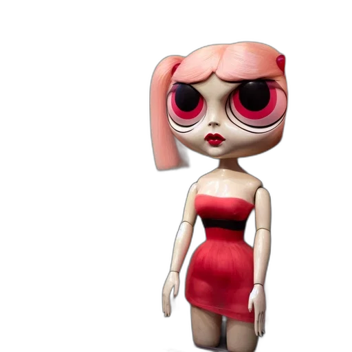 dress, robot, 3d render, concept art transparent PNG cut-out